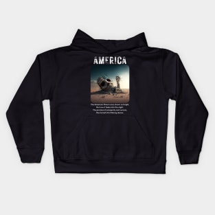 Death of the American Dream v1 Kids Hoodie